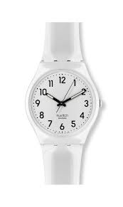 Just White Swatch Watch