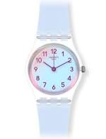 Ladies Casual Blue Swatch Watch