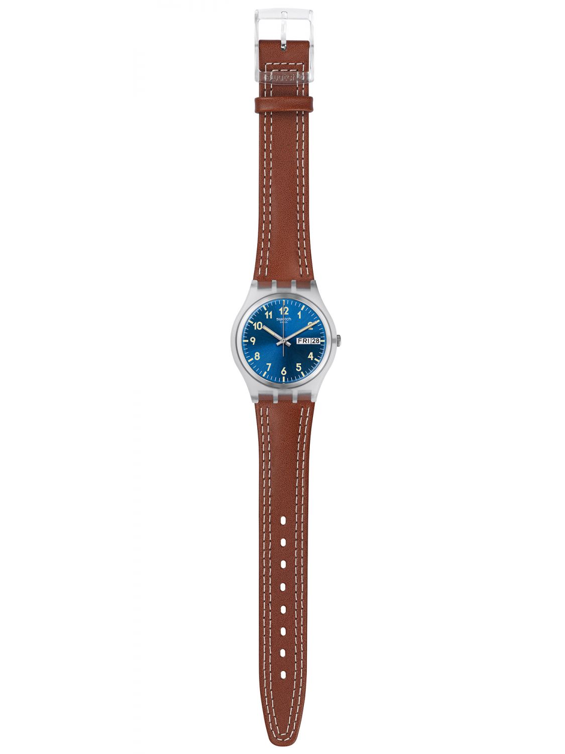 Ladies Leather Strap Windy Dune Swatch