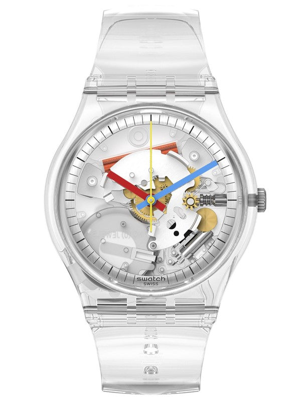 Clearly Gent Swatch Watch