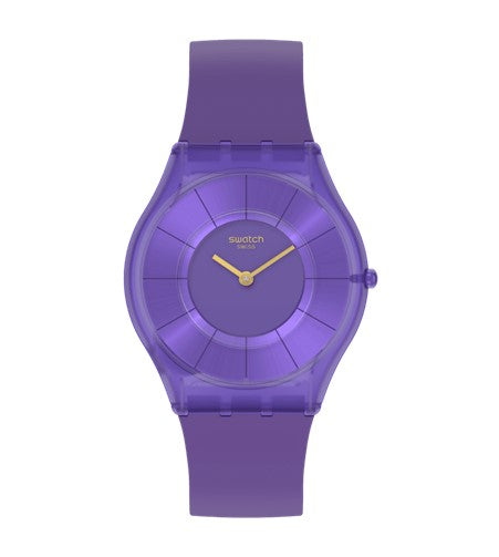 Purple Time Swatch Watch
