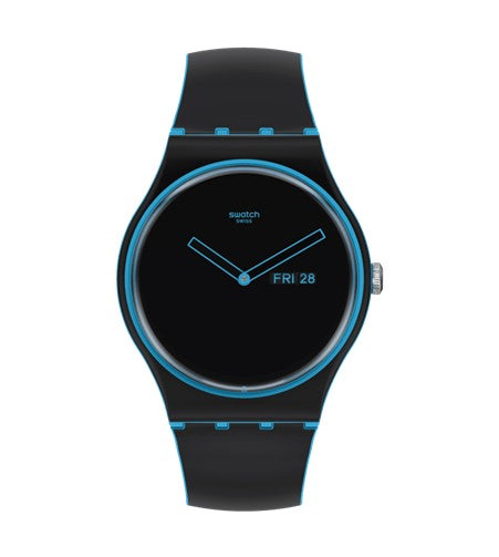Minimal Line Blue Swatch Watch