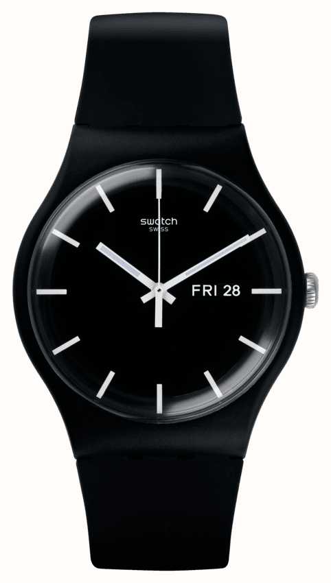Ladies Swatch Mono Black