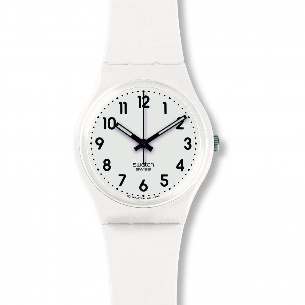 Swatch Just White Soft Watch