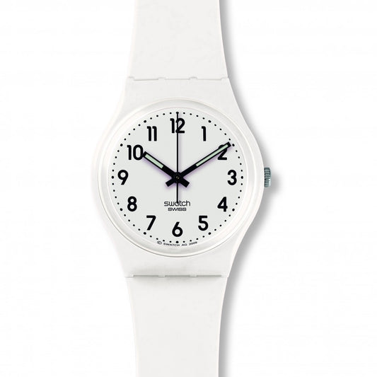 Swatch Just White Soft Watch