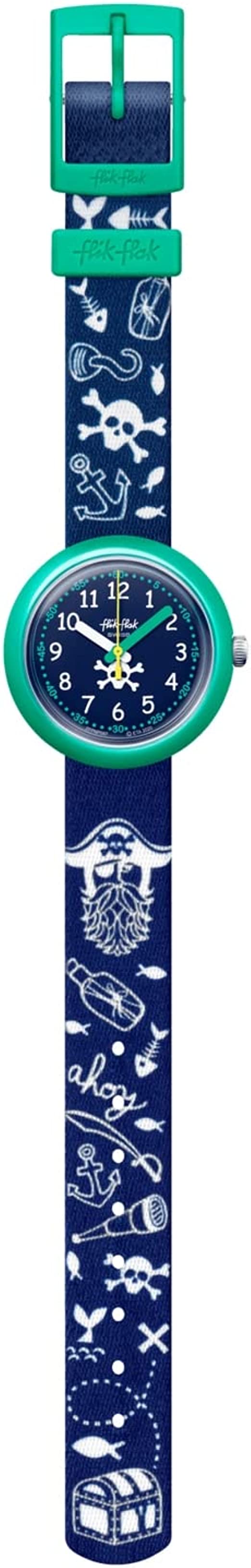 Flik Flak Pirate Fear Knot Kids Watch