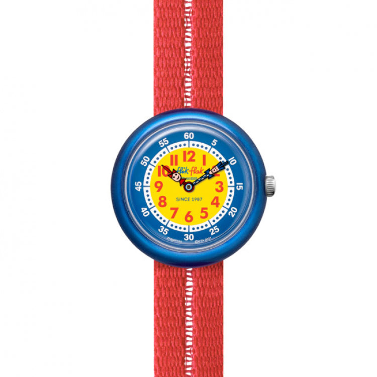 Flik Flak Retro Red Kids Watch