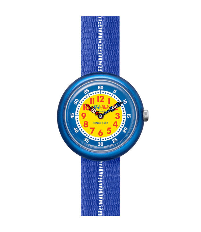 Flik Flsk Retron Blue Kids Watch