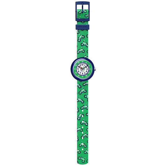 Flik Flak Bikyway Green Kids Watch