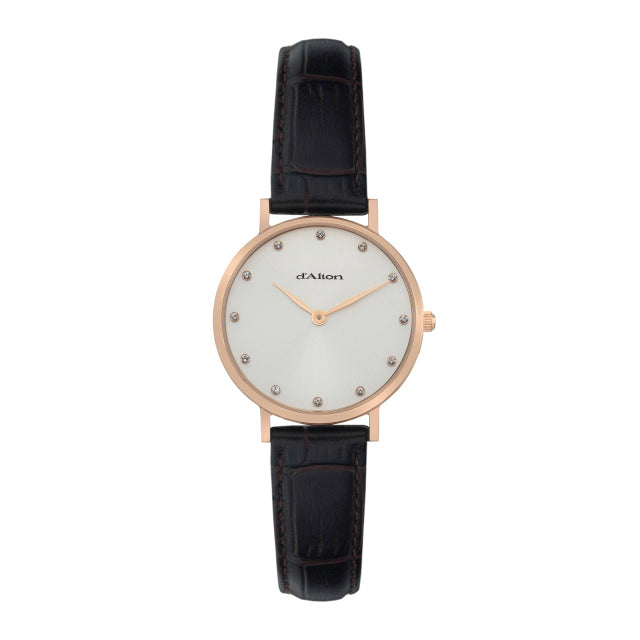 Ladies Rolled Gold Dalton Strap Watch