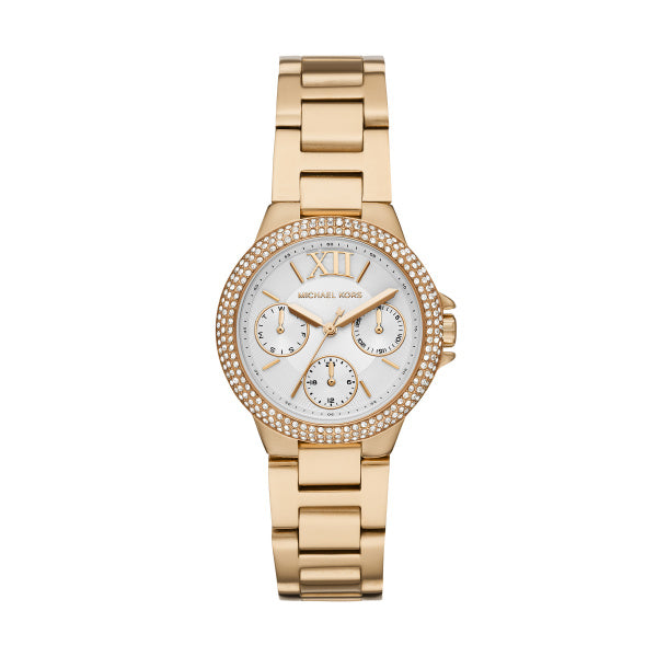 Ladies Rolled Gold Michael Kors Chronograph Camille Watch