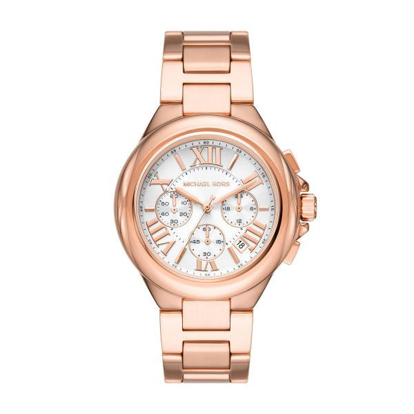 Ladies Michael Kors Rose Gold Round Dial
