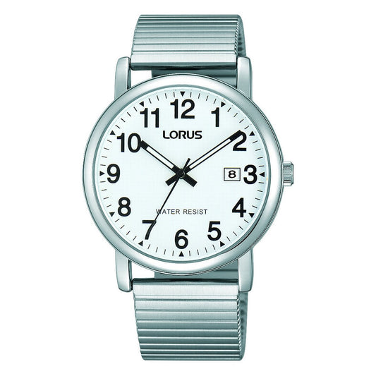 Gents Stainless Steel Expander Bracelet Lorus Watch