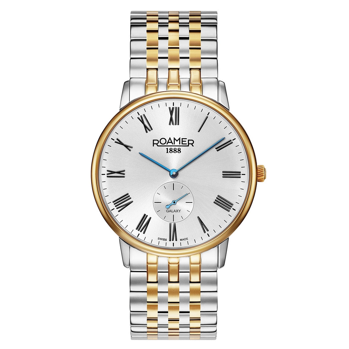Gents Stainless Steel & Gold Galaxy Roamer Watch
