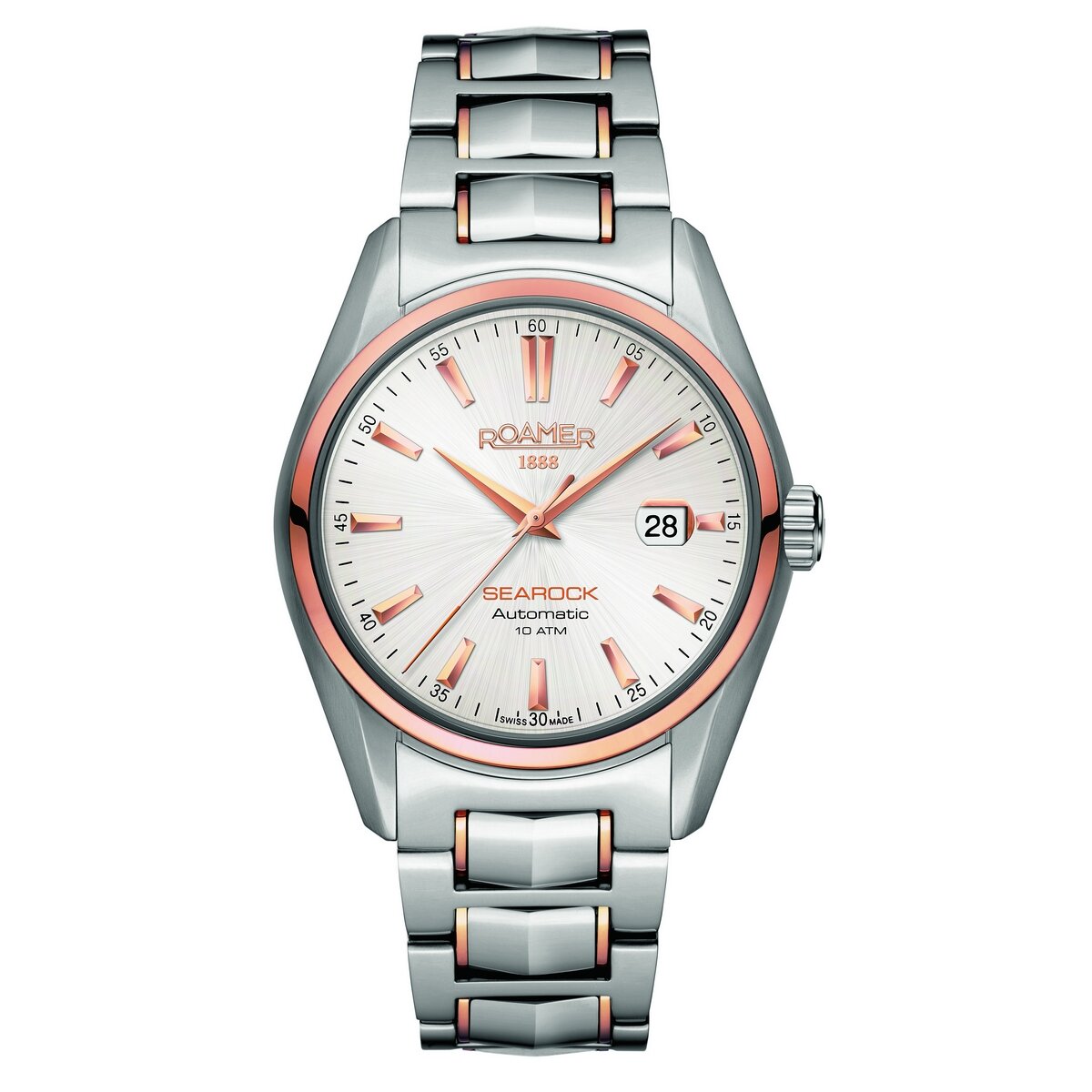 Gents Mixed Rose Bracelet Searock Automatic Roamer