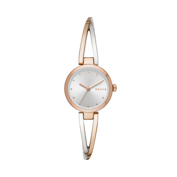 Ladies Two Tone Bracelet Rose DKNY Watch