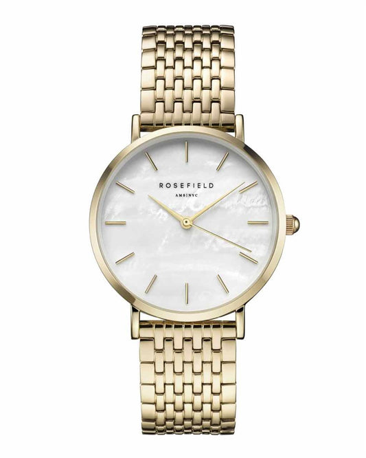Ladies Rolled Gold Bracelet Upper East Side Rosefield Watch