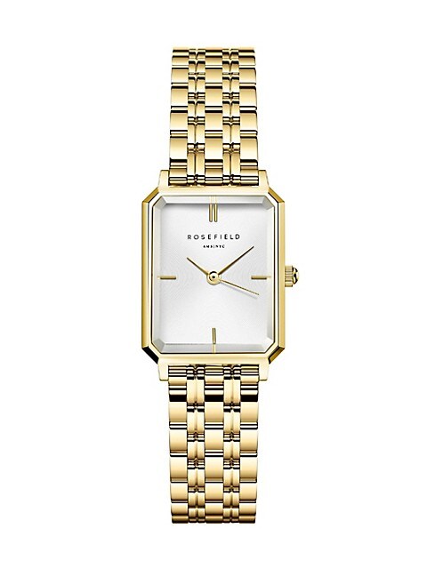 Ladies Rolled Gold Rosefield Octagon Xs Watch