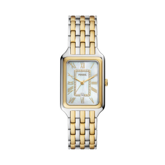 Ladies Fossil Raquel Mother Of Pearl Dial Watch