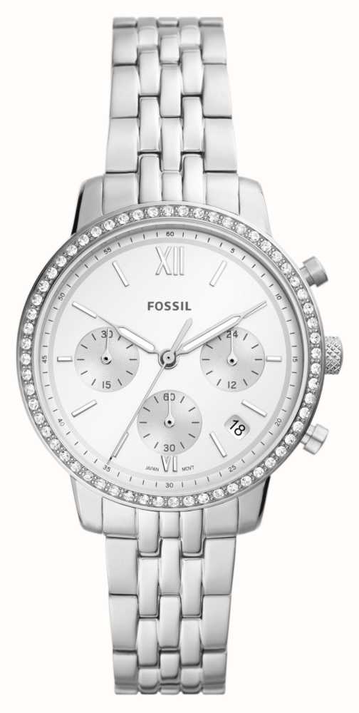 Ladies Fossil Stainless Steel Chronograph