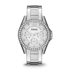 Ladies Stainless Steel Bracelet Riley Fossil Watch