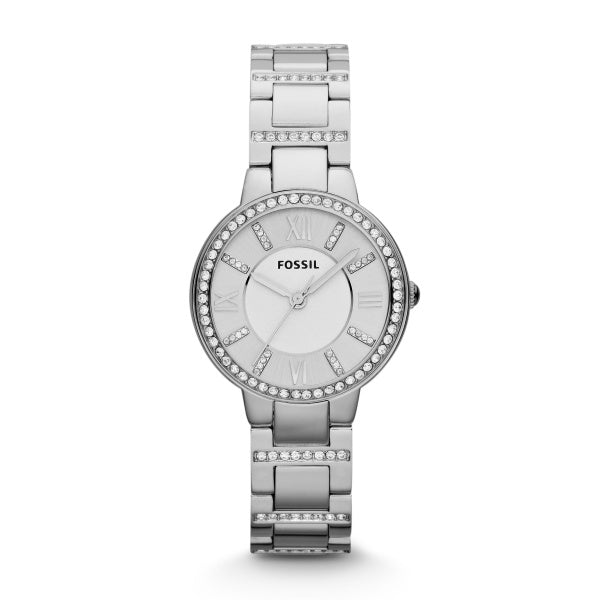 Ladies Stainless Steel Bracelet Virginia Fossil Watch