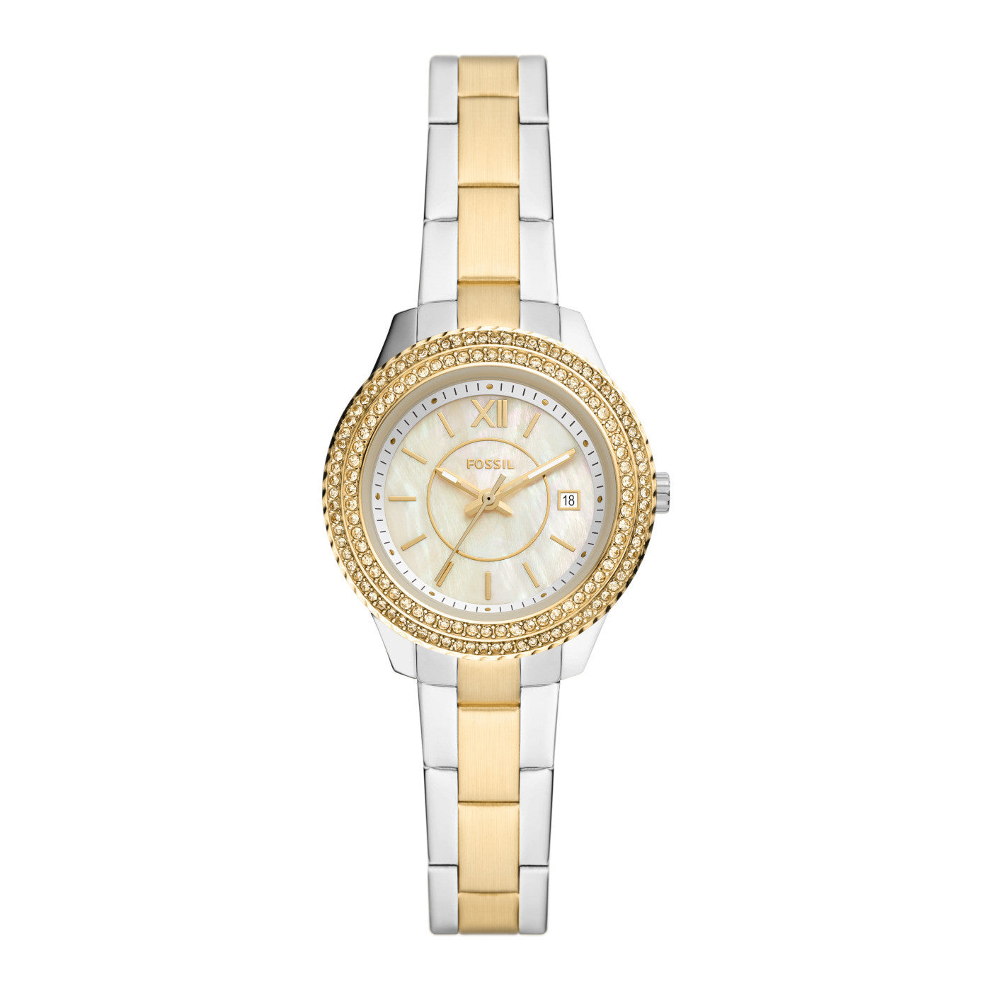 Ladies Mixed Bracelet Fossil Stella Watch