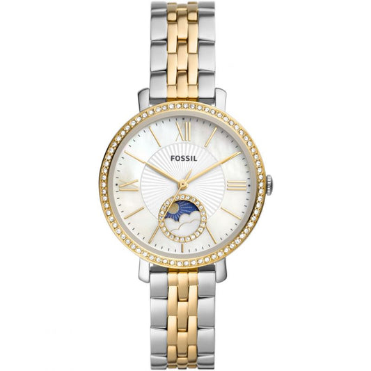 Ladies Mixed Bracelet Fossil Jacqueline Watch With Sky Detail