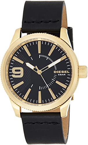 Gents Rolled Gold Strap Rasp Diesel Watch