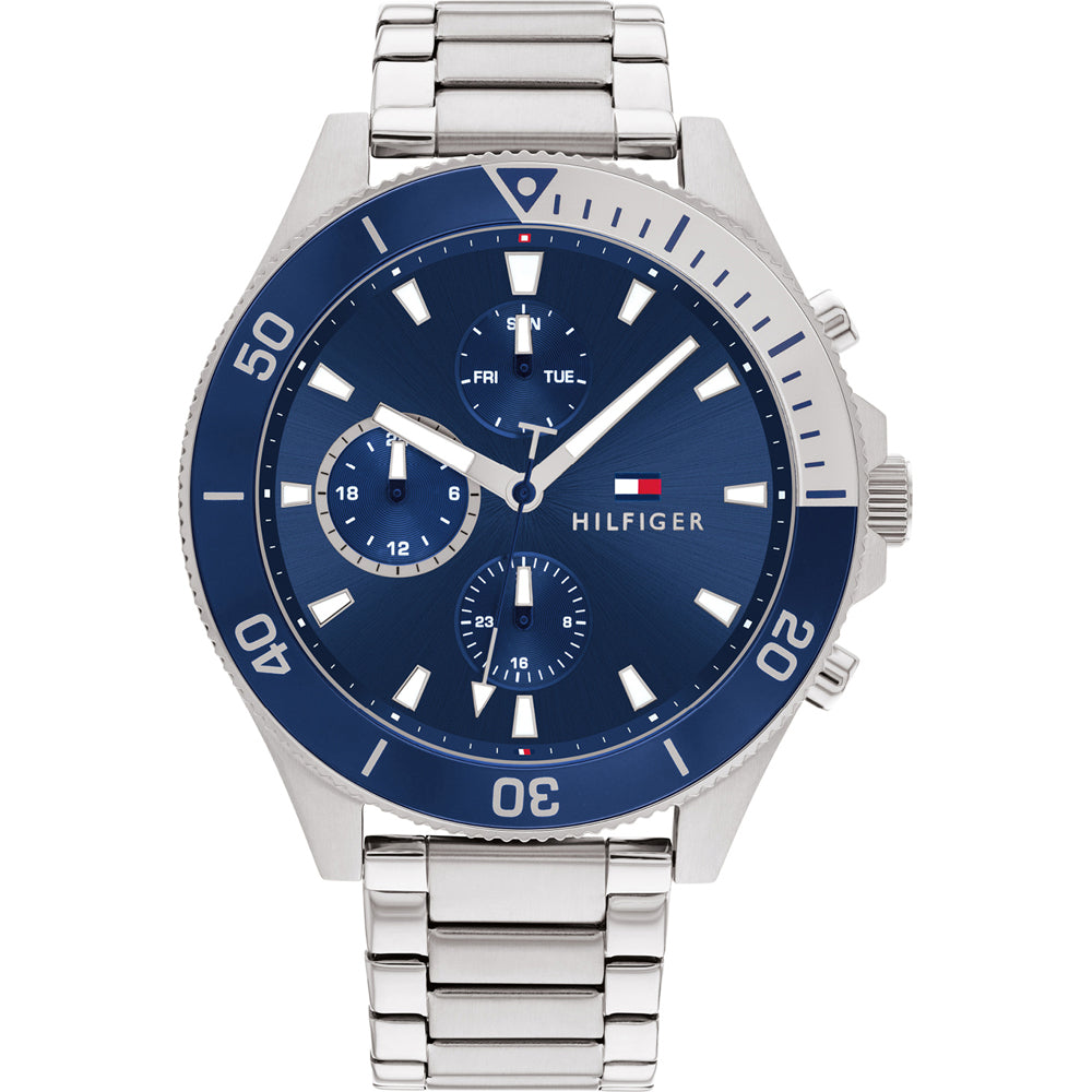 Gents Stainless Steel Bracelet Blue Dial Larson Tommy Watch