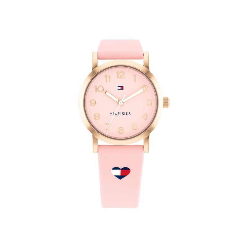 Tommy Hilfiger Pink Silicone Strap Kids Watch