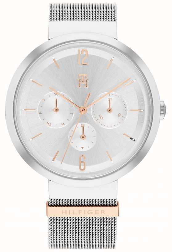 Ladies Tommy Hilfiger White Sunray Chronograph Watch