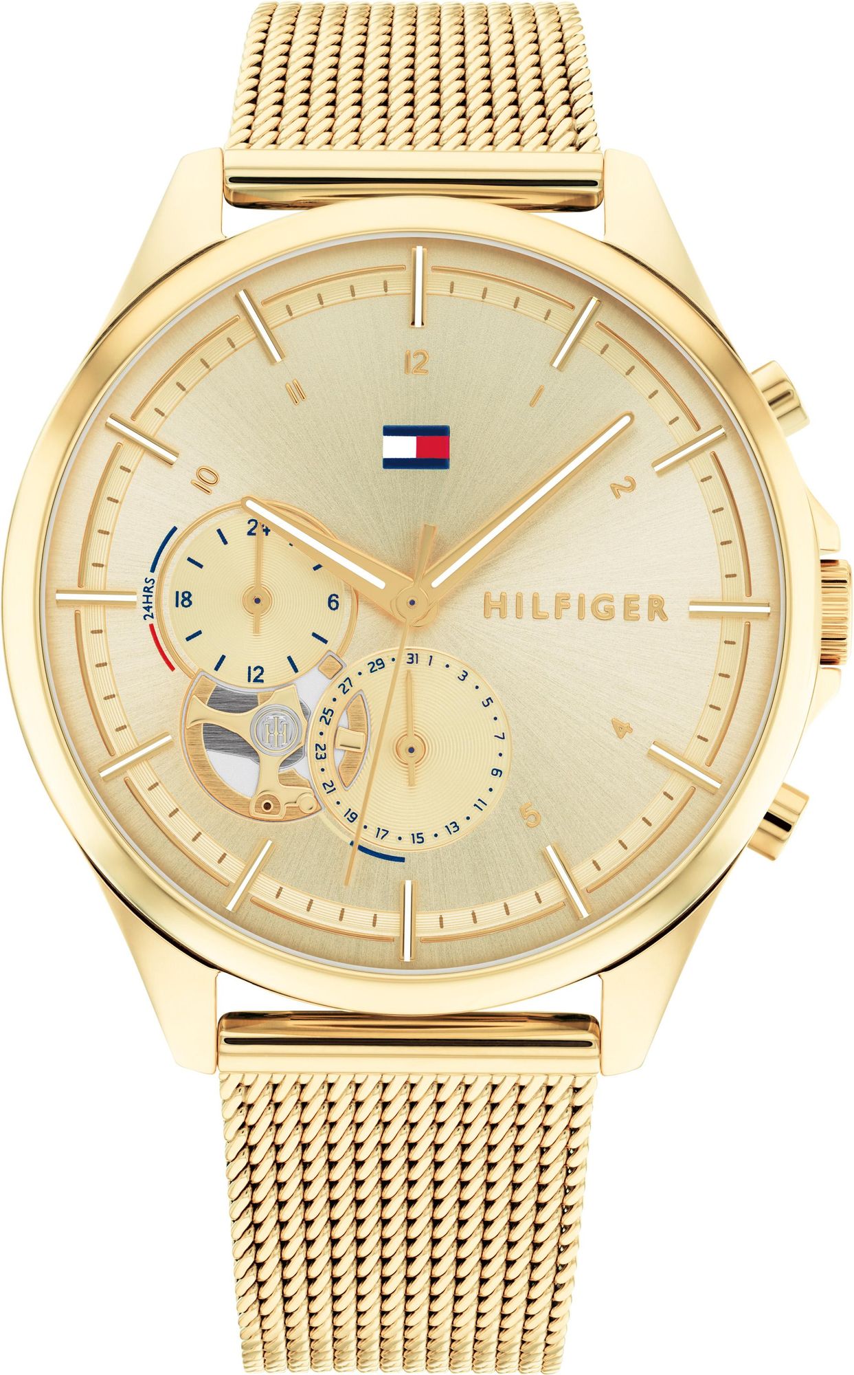 Ladies Rolled Gold Bracelet Tommy Hilfiger Quinn Watch