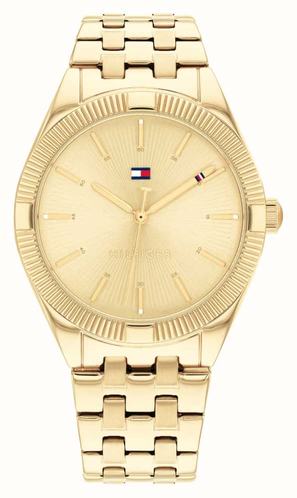 Ladies Rolled Gold Tommy Hilfiger Bracelet Watch Rachel