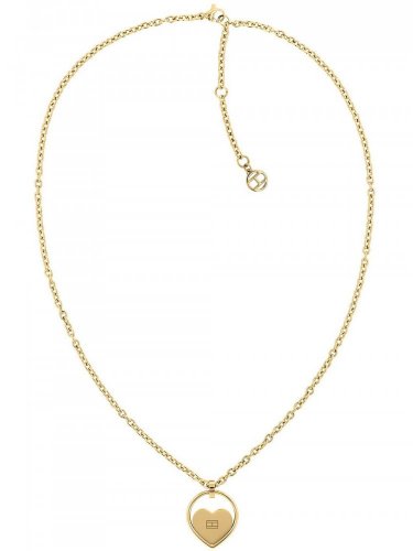 Tommy Hilfiger Gold Plated Open Heart Necklet