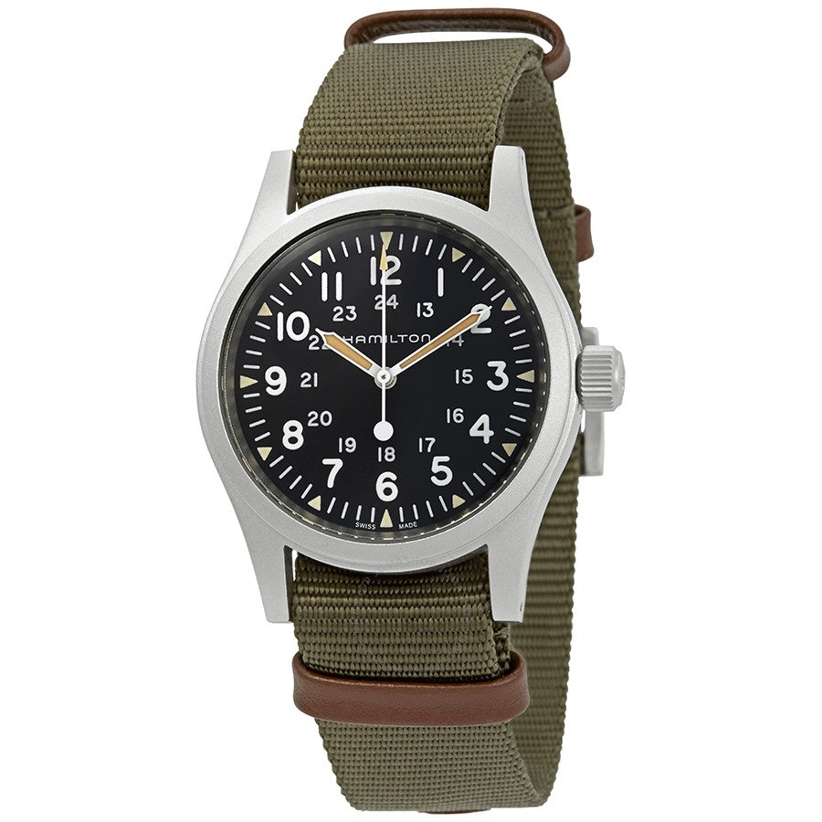 Gents Khaki Field Green Hamilton Watch