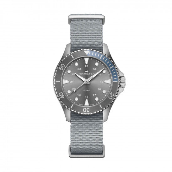 Gents Stainless Steel Scuba Khaki Hamilton Nato Strap Watch
