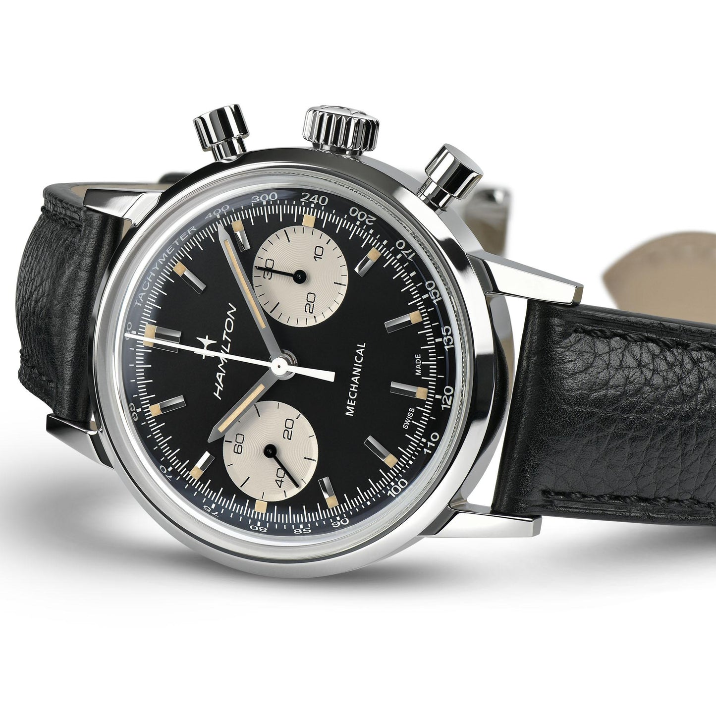 Hamilton Intra-Matic Chronograph Black Dial