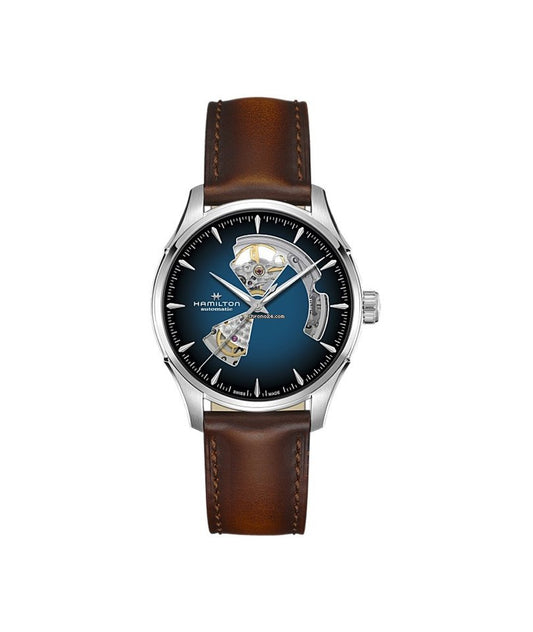 Hamilton Jazzmaster Gents Open Heart Automatic Blue Dial