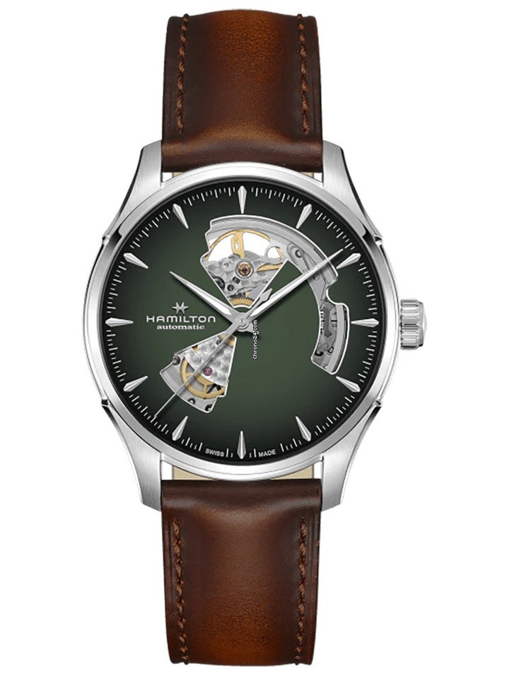 Gents Stainless Steel Hamilton Jazzmaster Open Heart Automatic