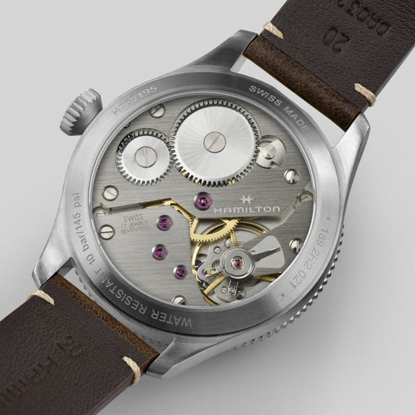 Hamilton Aviation Pioneer Mechanical Black Dial