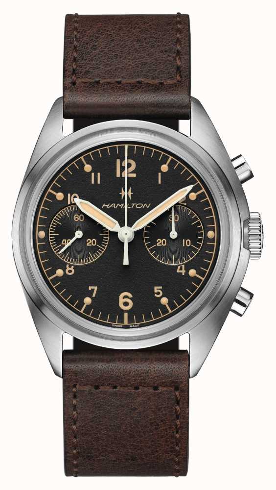 Hamilton Aviation Pioneer Mechanical Black Dial