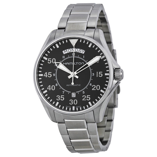 Hamilton Gents Aviation Pilot Day Black Dial