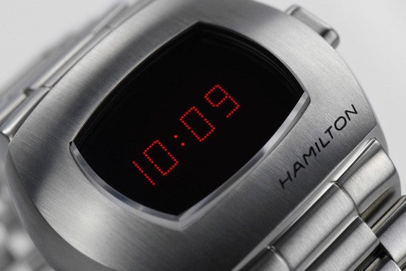 Gents Stainless Steel Bracelet Psr Hamilton Watch