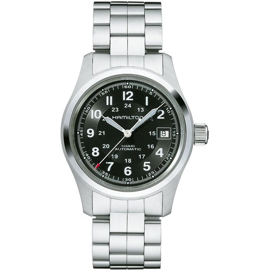 Gents Stainless Steel Khaki Field Automatic Hamilton Watch