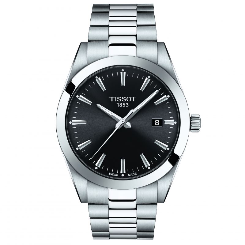 Gents Tissot Gentleman Black Dial