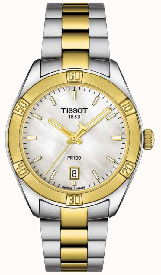 Ladies Tissot Pr100 Sport Chic Mother of Pearl Dial