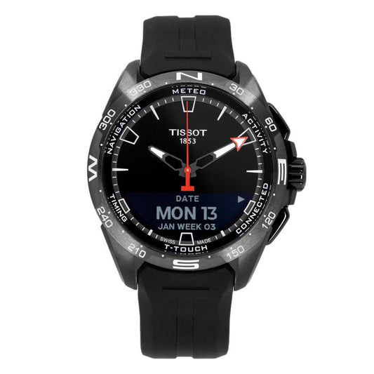 Gents T-Touch Connect Solar Black Strap Tissot Watch