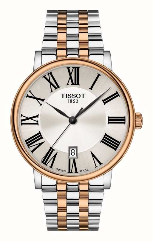 Gents Stainless Steel Carson Tissot Bicolour Bracelet Watch