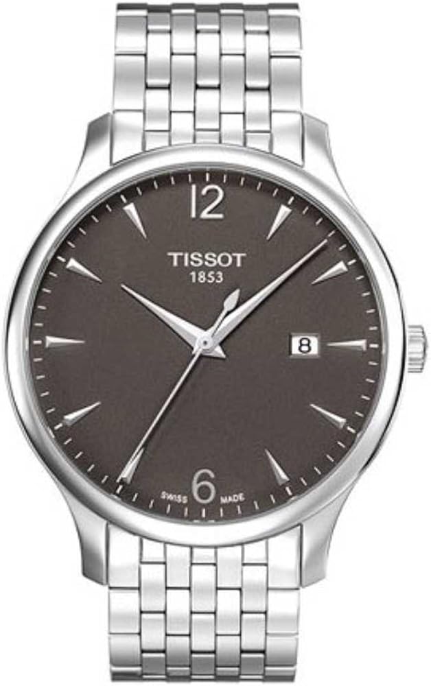 Gents Stainless Steel Tissot Black Dial